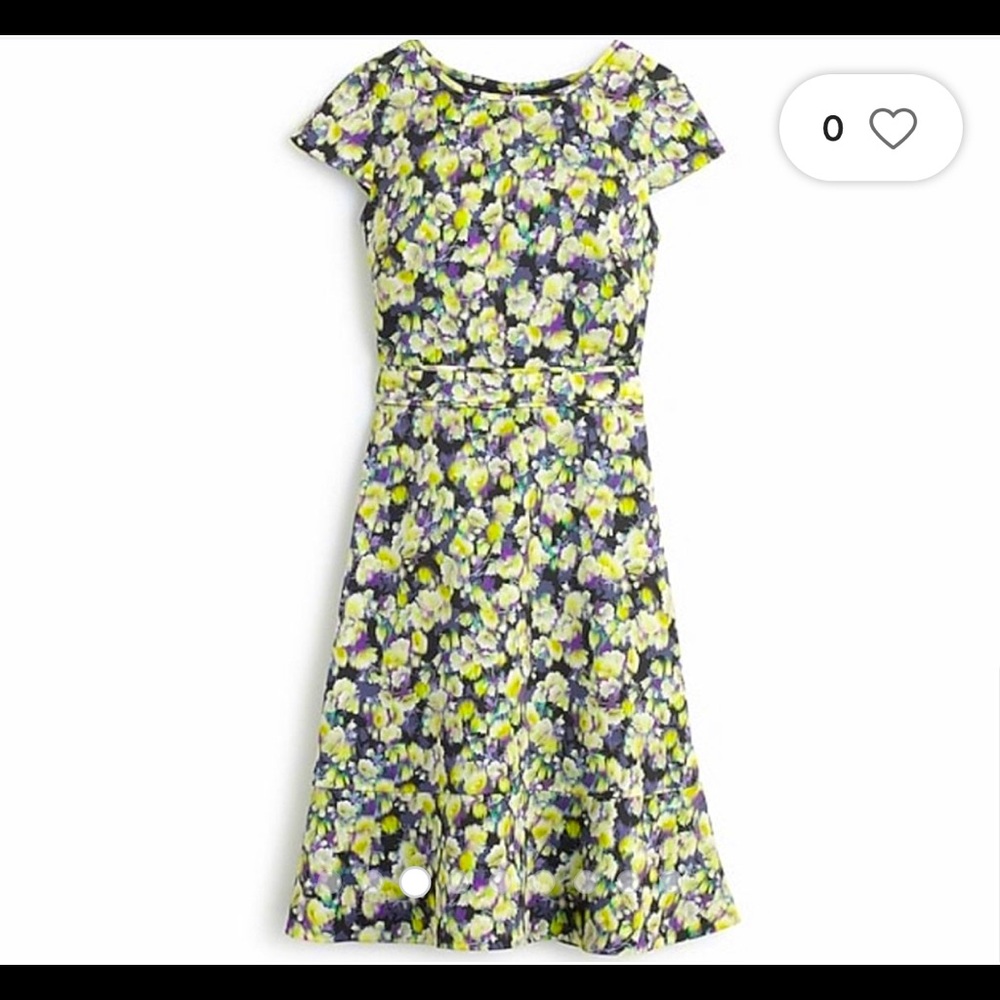 J. Crew “Clover Cap Sleeve” Dress